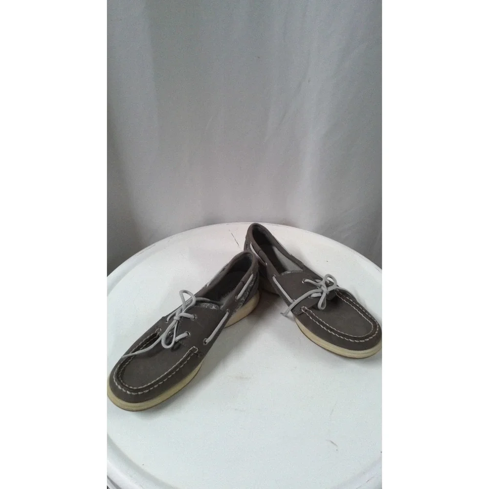 Sperry Top Sider Women's Gray Boat Shoes Loafers Casual Comfort‎ Size 8.5M